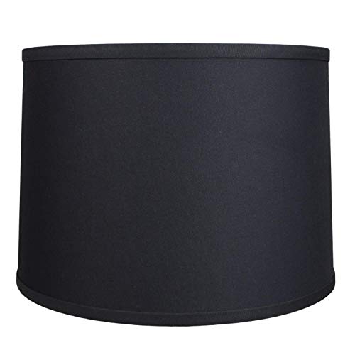 FenchelShades.com 18" Cylinder Drum Lampshade, Linen Cream, USA Made X739575