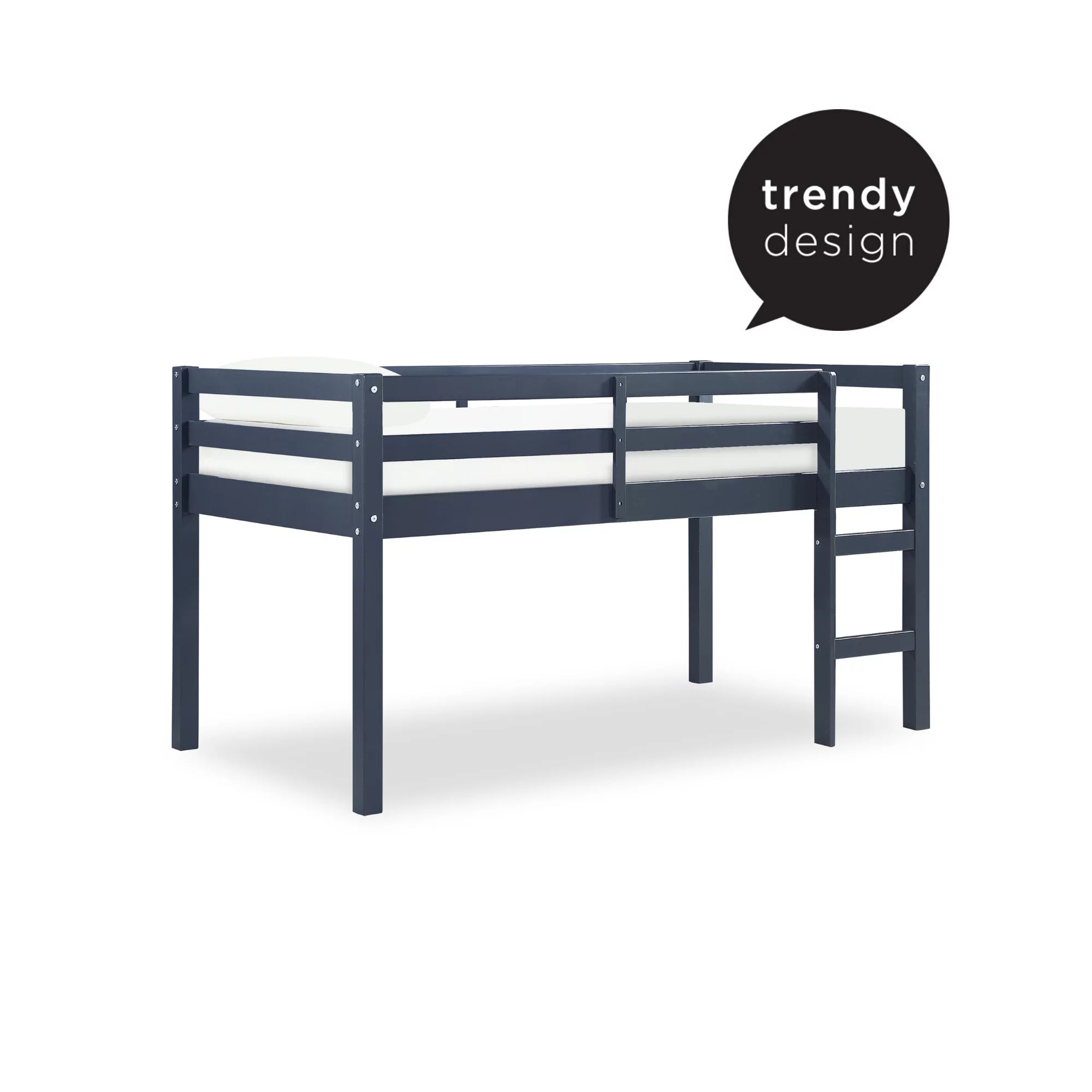 DHP Benson Junior Twin Loft Bed, Blue A41957
