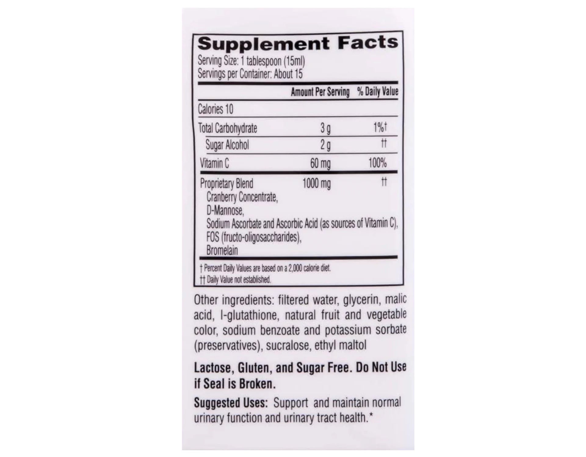 Cystex Urinary Health Cranberry Flavor 7.6oz 4 Pack J758890