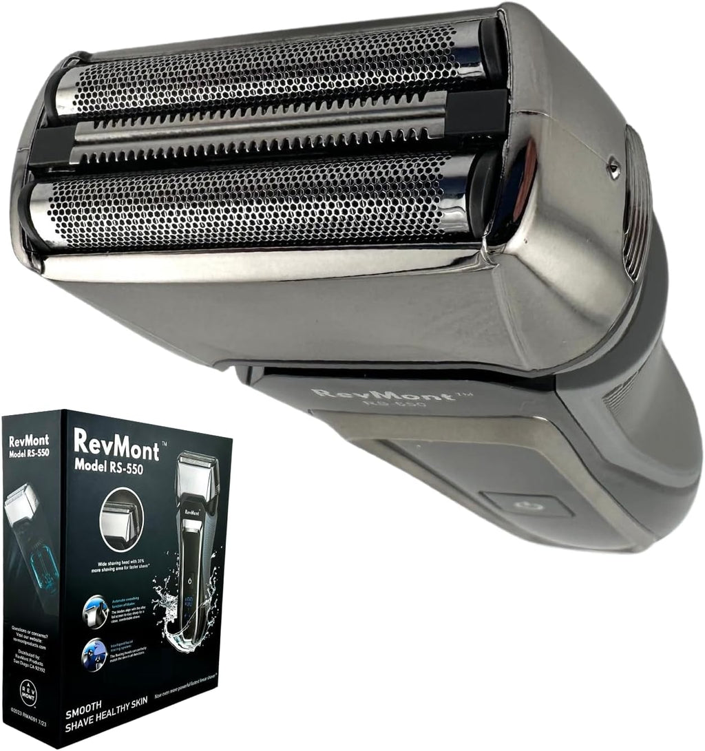 RS-550 Rechargeable Electric Shaver for Men, IPX7 Waterproof, Pivoting Head E52986
