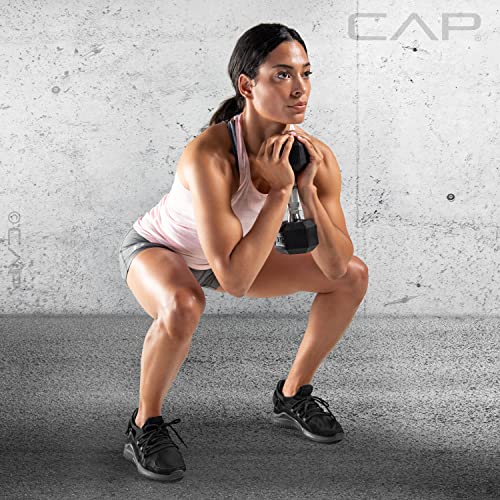 CAP 50 lbs Coated Dumbbell Set M40751