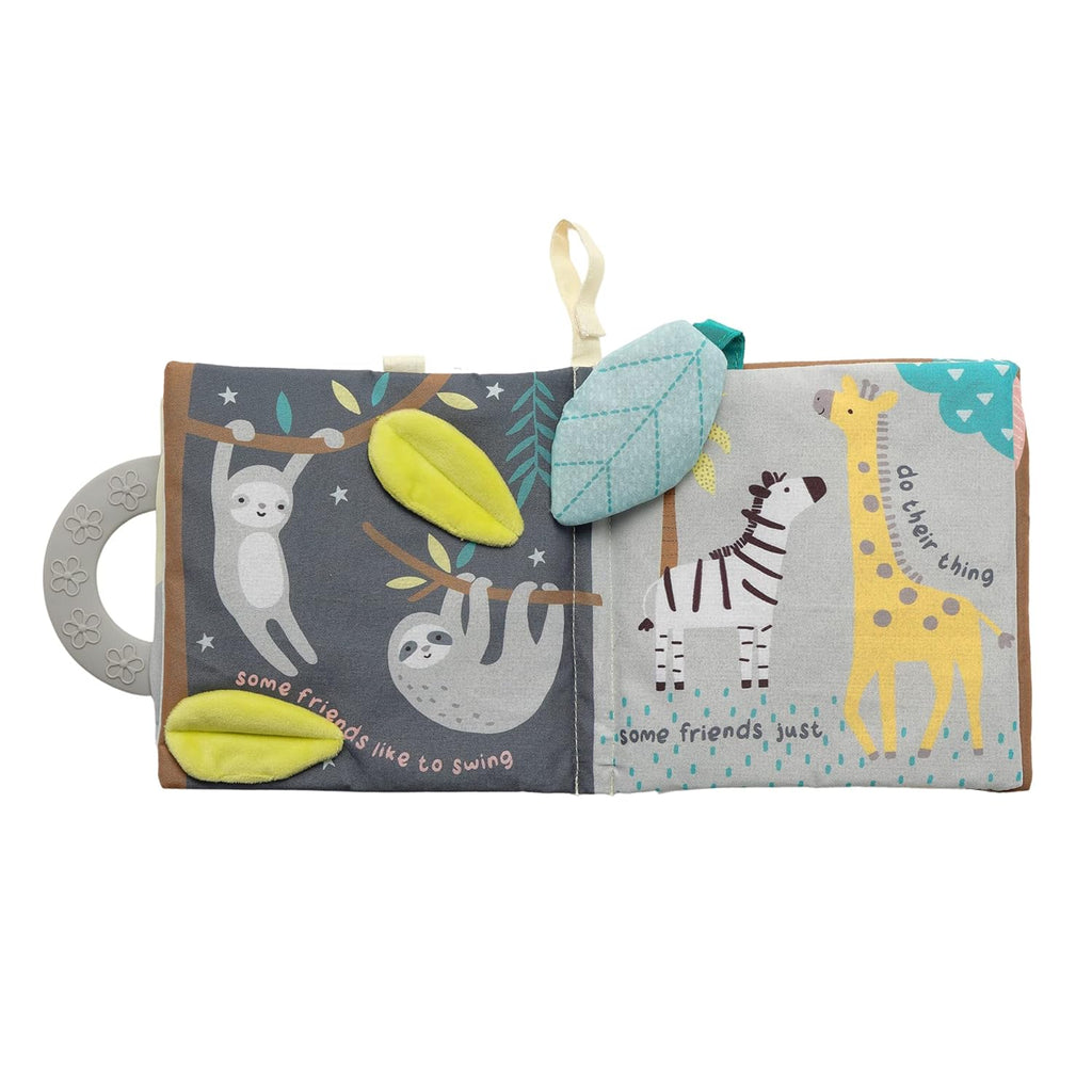 Lambs & Ivy Jungle Friends Soft Book & Elephant Plush Toy Set Y886576
