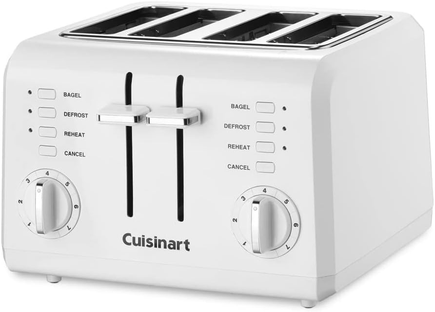 Cuisinart CPT-142P1 4-Slice Compact Toaster, White E3327