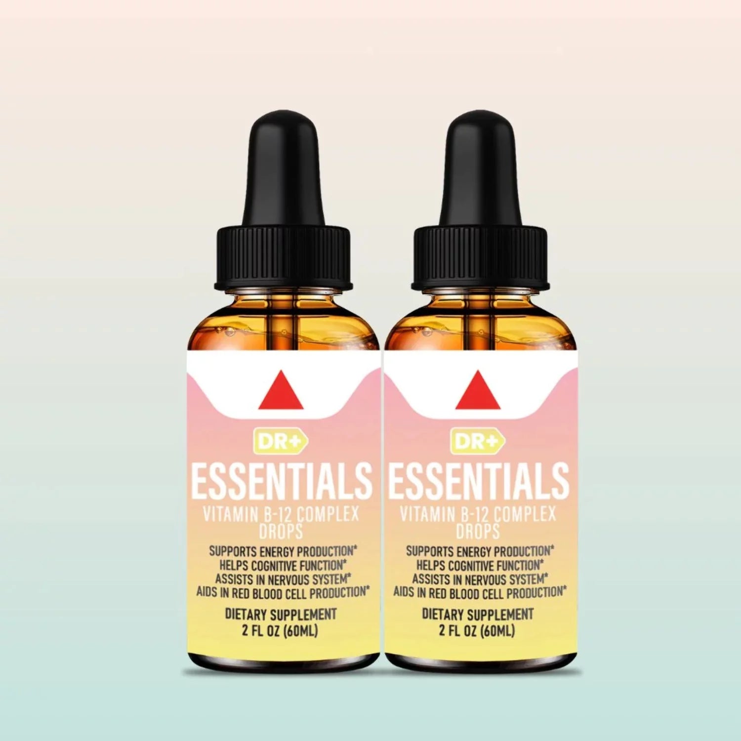 B-12 Drops - B-Complex - Energize Your Day with Vitamin B Boost | 2-Pack
