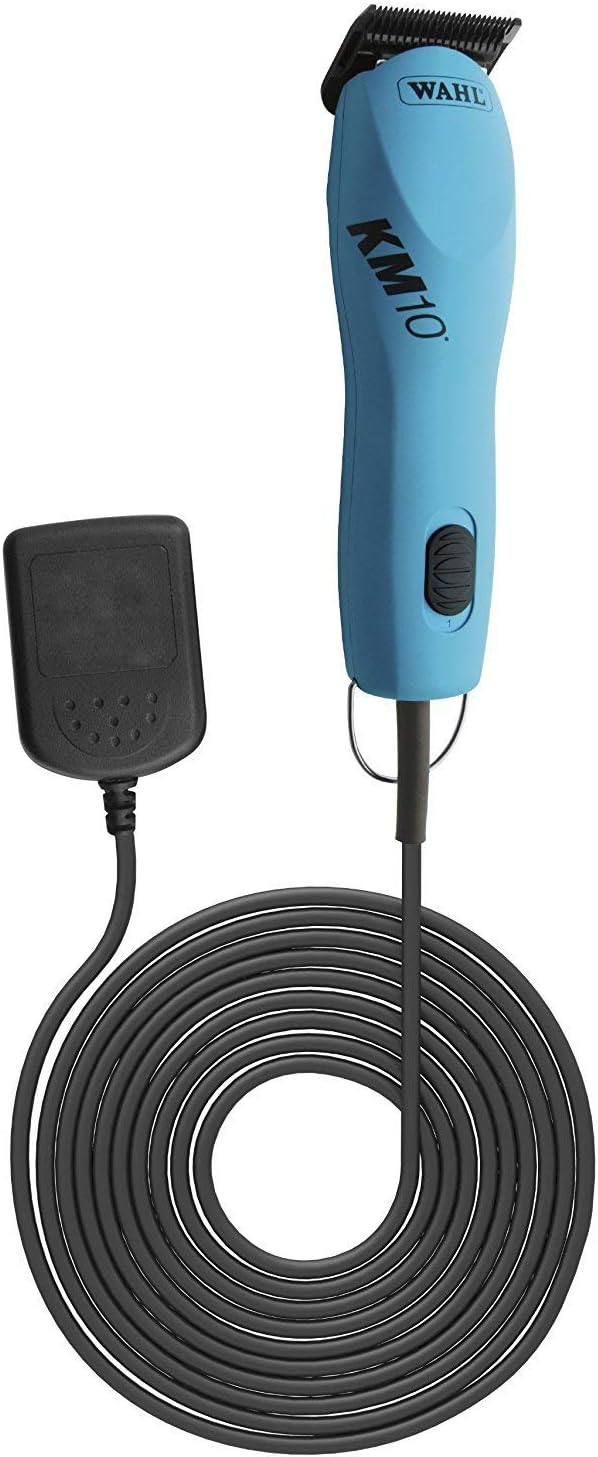 WAHL KM10 2 Speed Brushless Animal Clipper with Bonus 4 oz. Oil, Turquoise O2358