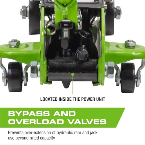 ARCAN Tools 3-Ton Quick Rise Aluminum Floor Jack with Dual Pump Pistons I786