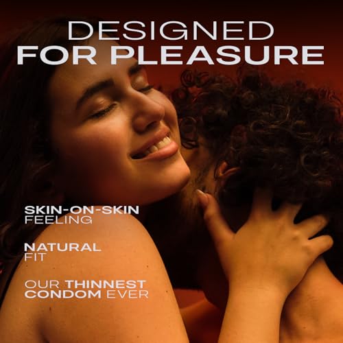 SKYN Supreme Feel Non-Latex Condoms, 10 Count, Ultra-Thin & Pre-Lubricated X4518