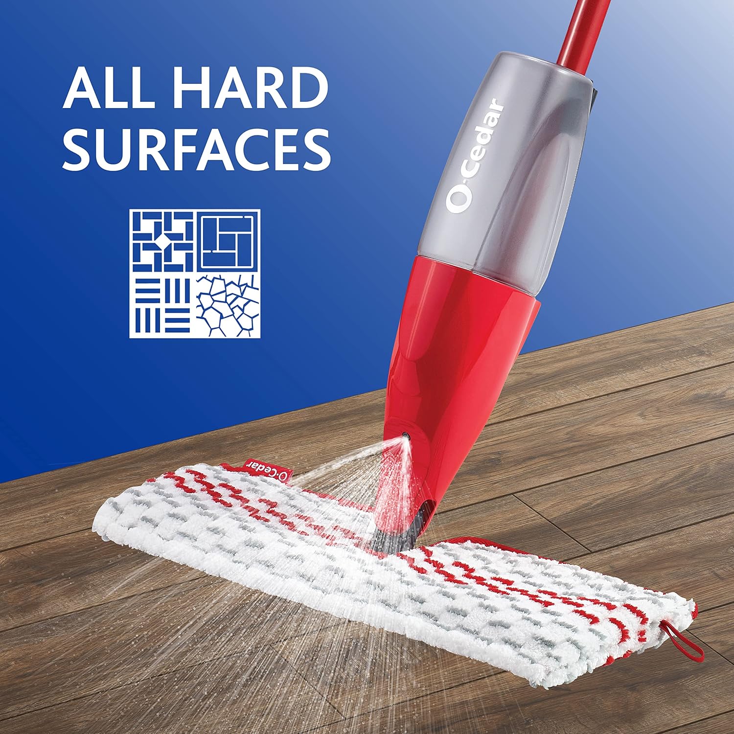 O-Cedar ProMist MAX Microfiber Spray Mop with 4 Refills O581