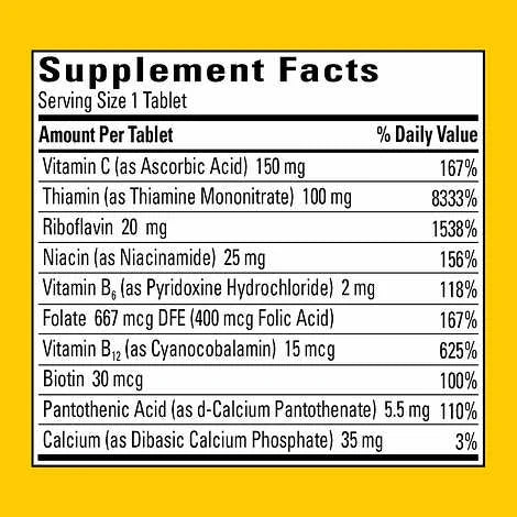 Nature Made Super B-Complex Tablets, 460 Count F476788