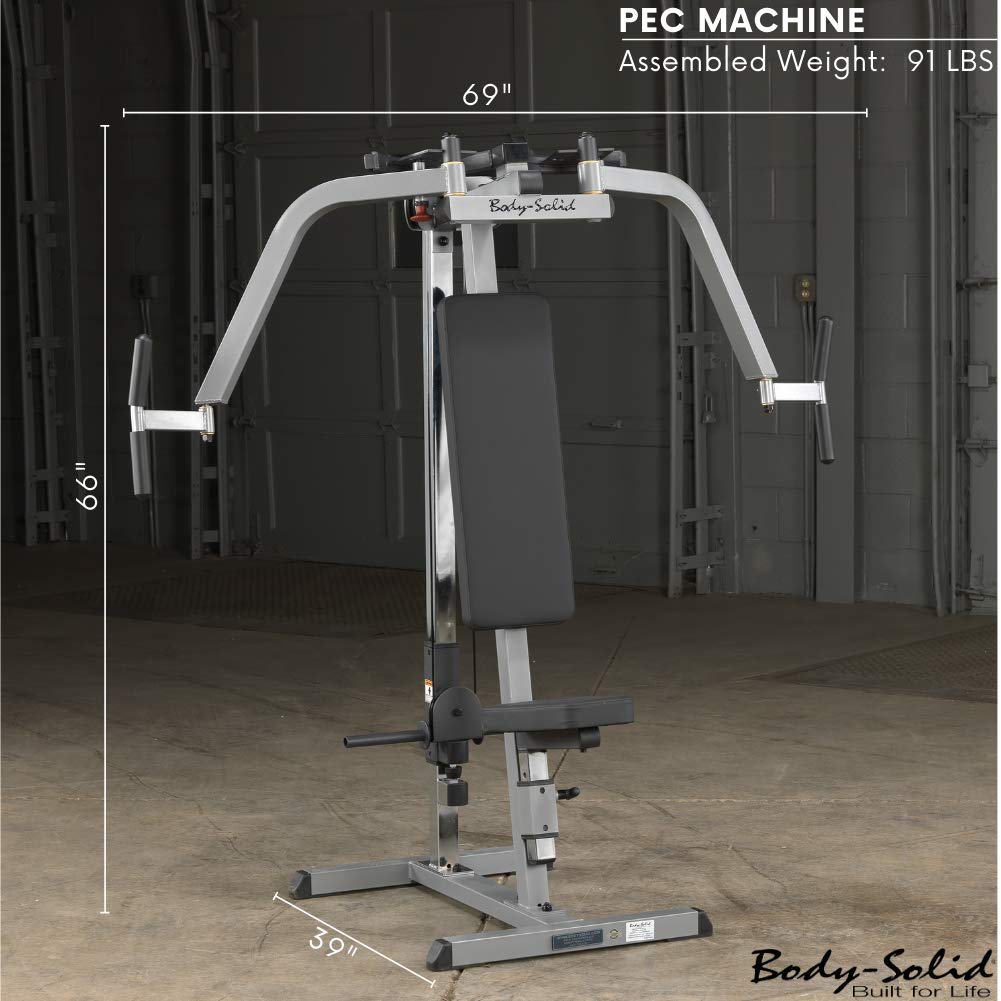 Body-Solid GPM65B Dual Function PEC Machine Plate Loaded W988