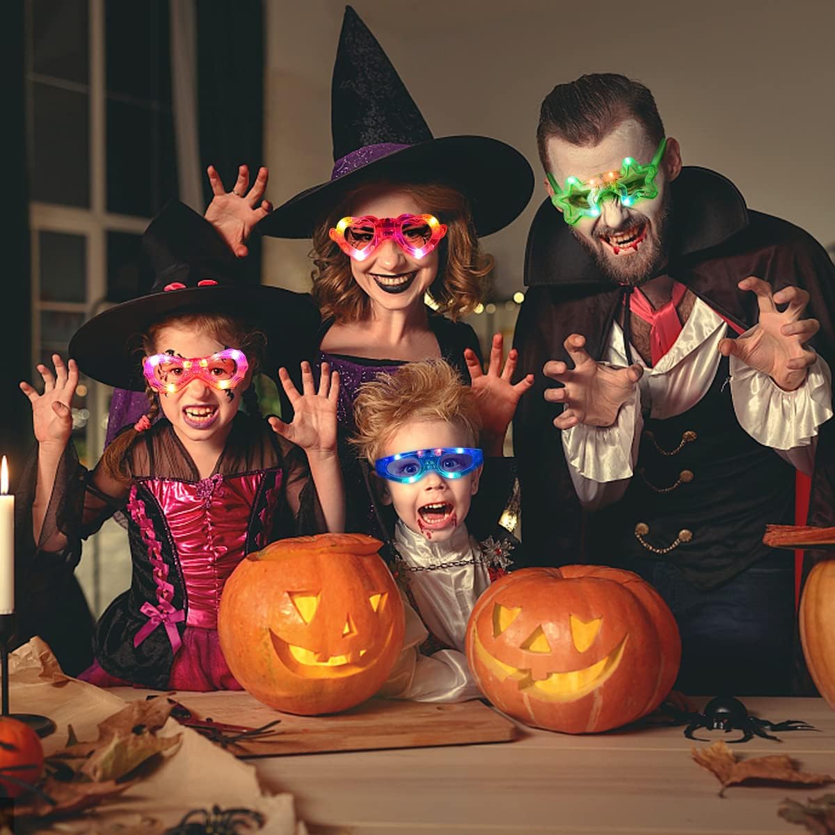 LED Glow Glasses for Party Favors Kids Adults N3937