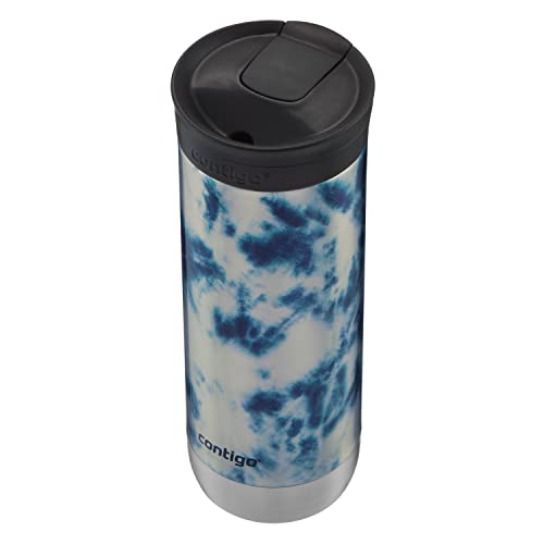 Contigo SNAPSEAL Insulated Stainless Steel Travel Mug 2 Pack, 20oz, Blue Corn & Acid Wash O816483