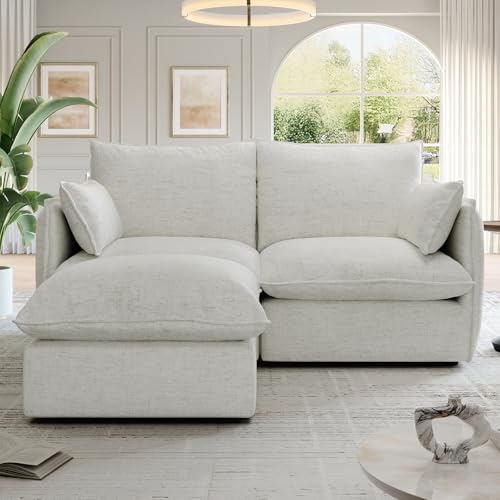 Cloud Modular Sectional Sofa, Waterproof Down Filled, High Backrest 5 Seater, Dark Gray J53470