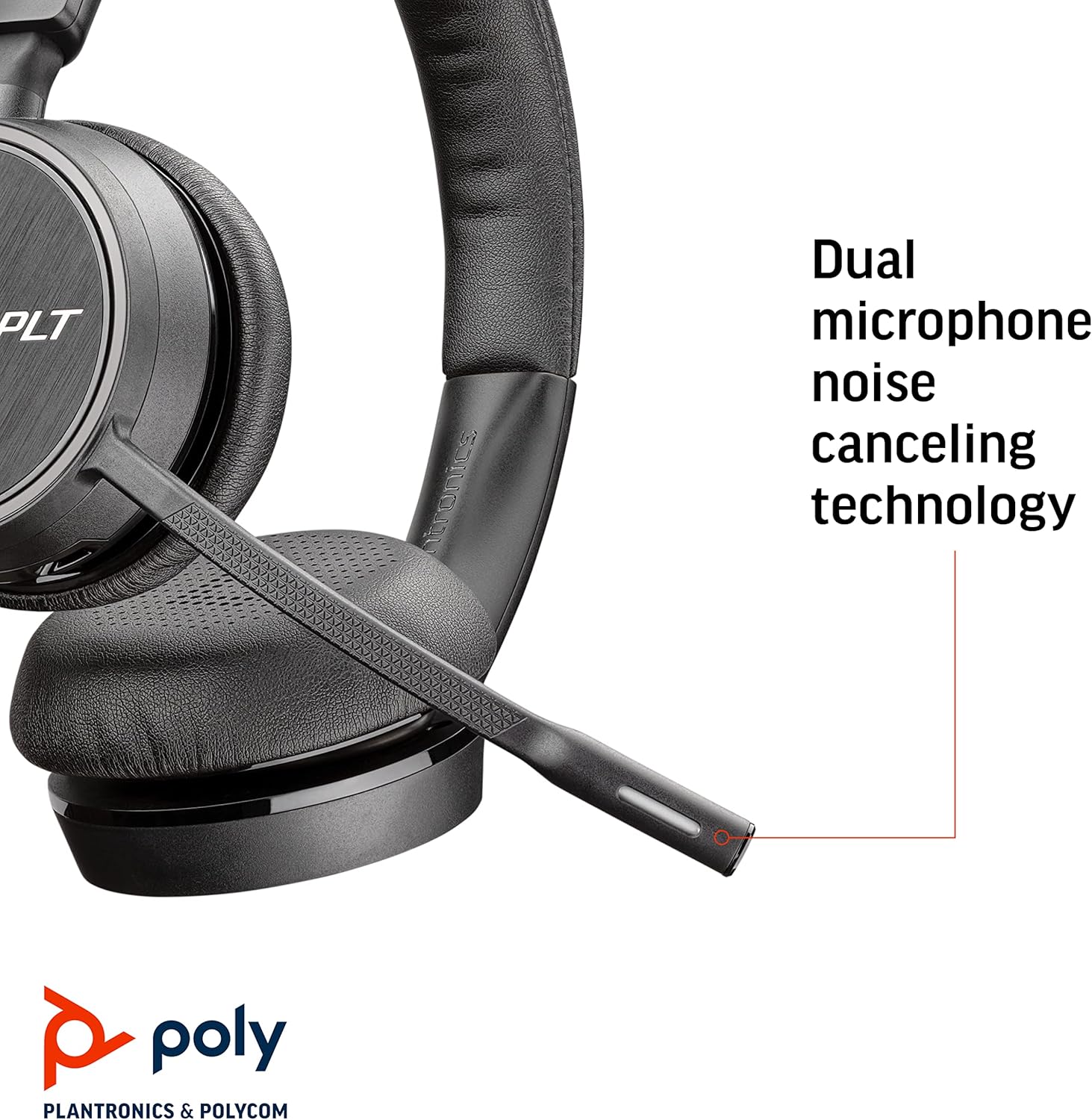 Plantronics Voyager 4210 UC USB-A Bluetooth Headset with Charge Stand L2755
