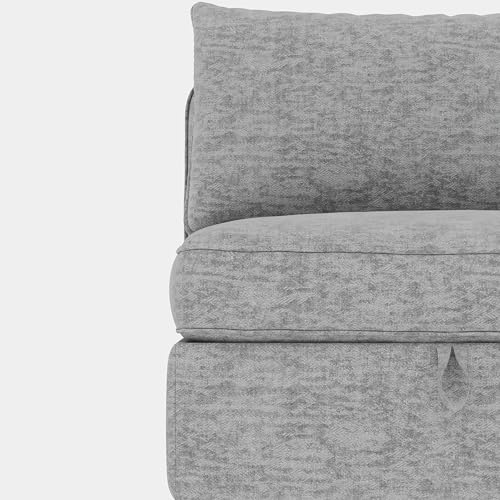 Oversized Modular Sectional Sofa with Movable Ottomans, U-Shaped Chenille J2923