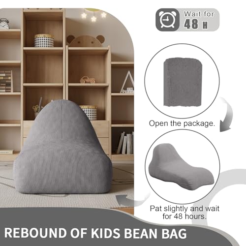 COMAX Unicorn Bean Bag Chair for Kids with Filler, Pink H562644